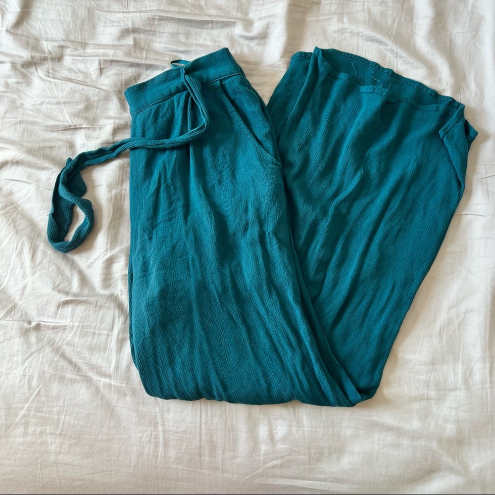 Flowy Teal Pants